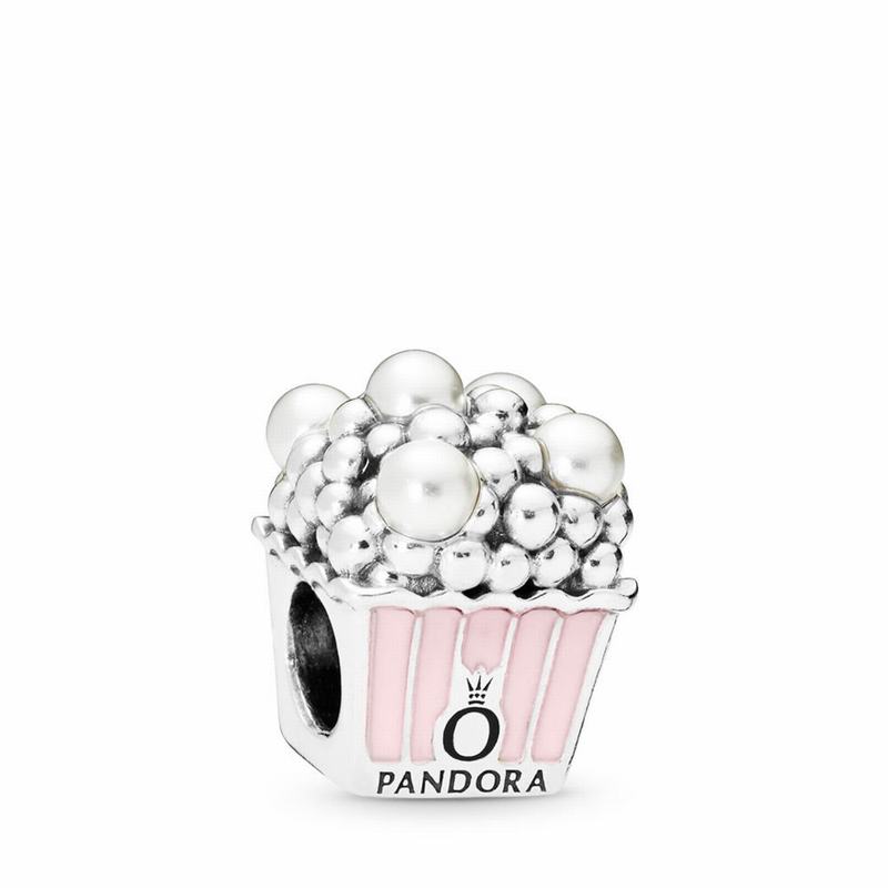 Pandora Delicious Popcorn Charm NZ, Sterling Silver (263897-IRN)